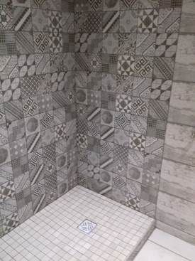 Douche mosaïque 2